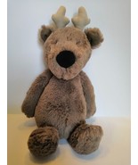 Jellycat London Retired Bashful Reindeer Brown Stuffed Toy Cuddle Plush ... - $27.47 CAD