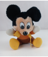 Vtg Disney Mickeys Christmas Carol Mickey Mouse As Tiny Tim 6&quot; Plush Kor... - $273.21 MXN