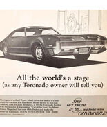 1966 Oldsmobile Toronado Rocket Action Advertisement Automobilia Classic... - €8,52 EUR