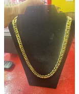 Gold Plated Thick Necklace - $99.00