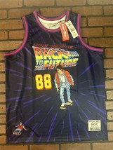 Back To The Future Marty Mcfly Headgear Classics Basket Jersey ~ Mai Worn2XL - $72.06