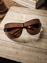 120 CALVIN KLEIN R313S 200 DESIGNER WRAP BRONZE SUNGLASSES 59-18-120 - $48.49