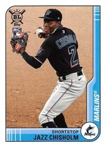 2021 Topps Big League #210 Jazz Chisholm RC Rookie Card Miami Marlins ⚾ - £0.75 GBP