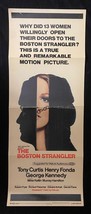 The Boston Strangler Original Insert Movie Poster 1968 Tony Curtis - £42.64 GBP