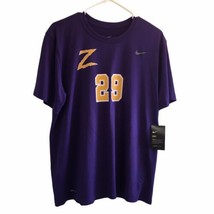 NWT Nike Dri-Fit Men&#39;s Purple &amp; Gold #29 &quot;Z&quot; T-Shirt/Jersey Size Large Dry - £37.35 GBP