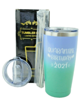 Quarantine Birthday 2021 Insulated Tumbler Cup Limited Edition 20 Ounces - £18.29 GBP