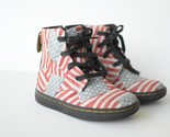 Dr. Martens Laney American Flag Canvas Zip Ankle Boot Baby Toddler Size 7 - £19.55 GBP