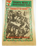 7-Eleven Sports News &amp; Entertainment Guide December 1977 Football Advert... - £27.69 GBP