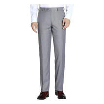 Men RENOIR suit Solid Two Button Business or Formal Slim Fit 202-2 Light gray image 6