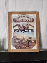 Vtg 1990 We Sell The John Deere Plows Store Display Sign PRINT Poster 25... - £115.63 GBP