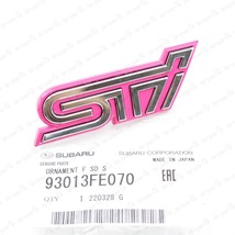 NEW GENUINE SUBARU 2004 IMPREZA WRX STI GDB FRONT GRILL EMBLEM BADGE PIN... - $489.92 MXN