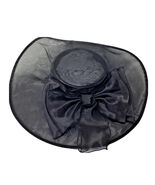 Josette Women&#39;s Kentucky Derby Organza Wide Brim Hat Black Size One Size - $44.32 CAD