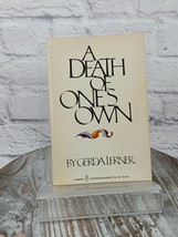 A Death of One&#39;s Own by Gerda Lerner Paperback 1980 1st Harper Ed - £11.40 GBP