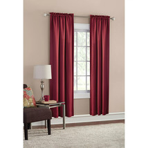 Mainstays Solid Color Room Darkening Rod Pocket Curtain Panel Pair - 30&#39;... - £15.98 GBP