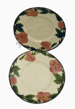 Franciscan Desert Rose Bread &amp; Butter Plates New Backstamp Pink Flower L... - £15.02 GBP
