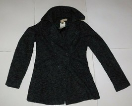 Lost Rhett Gray Pea Coat Jacket Size Medium Brand New - $40.00