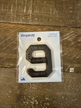 Simplicity Iron On Patch Black Number 9 - $11.76