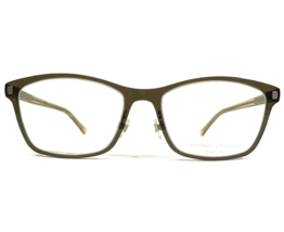 Prodesign Denmark Eyeglasses Frames 1504 c.6425 Brown Gold Square 54-17-140 - $111.83