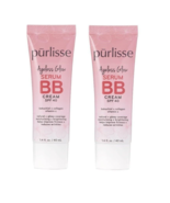 2x Purlisse Ageless Glow Serum BB Cream with SPF 40 Light Medium 1.4 oz ... - £21.28 GBP