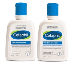 Cetaphil Oily Skin Cleanser, Face Wash for Oily Acne prone Skin, 125ml Pack of 2 - £34.06 GBP