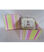 Set of 6 The Wedding Hand Painted Cake Plates Bride Groom Made in Italy  - $34.11 CAD