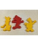 Vintage Eagle COOKIE CUTTERS 3 Disney Mickey Mouse Pluto Donald Duck Pla... - £7.49 GBP