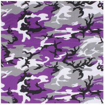 New Large Ultra Violet Camo - Military Jumbo Bandana 27 In. X 27 In 100%... - $12.27
