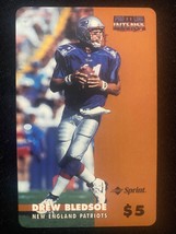 1998 Sprint Football Phone Card Unscratched Drew Bledsoe #12 of 20 - £2.36 GBP