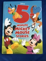 5-Minute Mickey Mouse Stories 5-Minute Stories Hardcover New bed time St... - $9.90