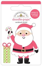 Doodlebug Doodle-Pops 3D Stickers-Gingerbread Kisses - Hello Santa DB8294 - £11.11 GBP