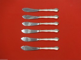 Mignonette by Lunt Sterling Silver Trout Knife Set 6pc. HHWS  Custom Made 7 1/2" - £333.65 GBP