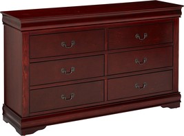 Acme Furniture Louis Philippe Dresser, Cherry, One Size - $518.99