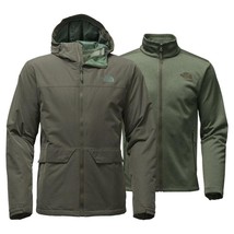 The North Face Men&#39;s Canyonlands Triclimate 3 in 1 Jacket Green Warm Hoo... - £136.27 GBP