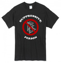 &quot;Suppressive Person&quot; T-shirt ~ ANTI-Scientology Spoof...Leah Remini/ LRH... - $19.26+