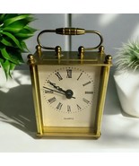 Collectible Quartz Bedside Table (1)Battery Operated Gold Tone Freestand... - $18.14 CAD
