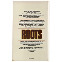 Roots Alex Haley 1977 Vintage Paperback 1st Dell Print African American Slavery image 2