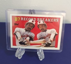 1988 Topps Baseball MLB Eddie Murray Record Breaker Orioles HOF Card #4 - £2.40 GBP