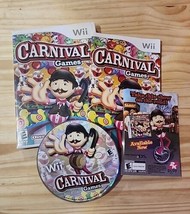 Carnival Games Nintendo Wii Manual Tested - £4.66 GBP