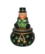 Fitz And Floyd Luck Of The Irish Lidded Trinket Box Leprechaun Figurine ... - $372.55 MXN