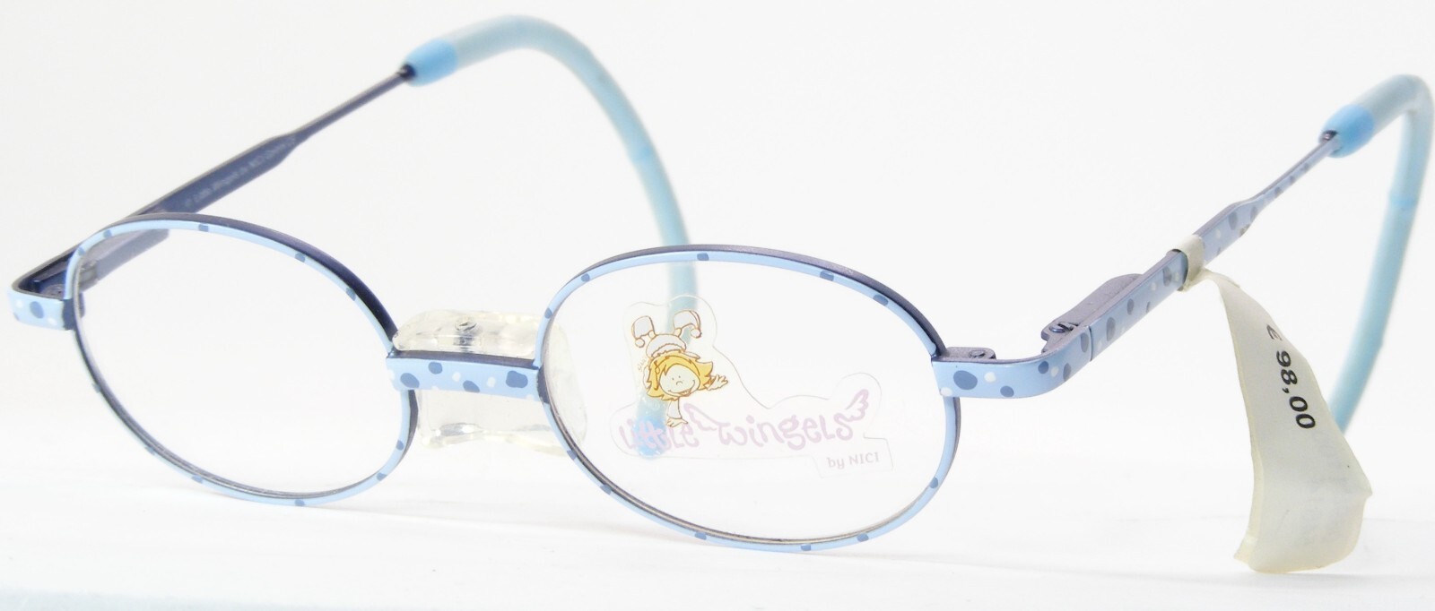 Petit Wingels Par IVKO Nici LWB02 09 Bleu Lunettes Monture Enfants 35-13mm - $56.42