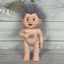 Vintage 1991 Applause Magic Troll Doll Purple Hair 12” - £12.73 GBP