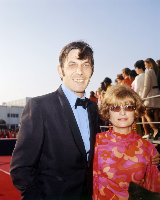 Leonard Nimoy With Wife at Star Trek Motion Picture Premiere 16x20 Canvas Giclee - $69.99