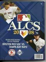 2008 ALCS Program Red Sox Rays - £33.99 GBP