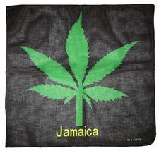 Wholesale Lot of 12 Jamaica Weed Marijuana Cannabis 100% Cotton 22&quot;x22&quot; bandana  - £18.07 GBP