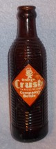 Vintage Orange Crush Soda Bottle 7 Oz with Crushy Ca 1940&#39;s - $14.95