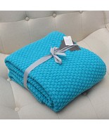 Soft Sofa Slip Cover Decorative Knitted Blanket, Cozy Fringed Knitted Blanket(50 - $15.98