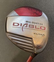 Callaway Big Bertha Diablo Draw 15* 3-Wood Stiff Flex Callaway Diablo Ve... - $53.99