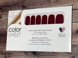 New &amp; Sealed Color Street Nail Polish Strips All Fired Up - $4.99