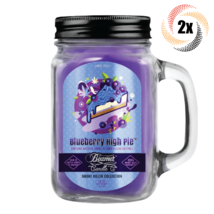 2x Jar Beamer Candle Co Blueberry High Pie Scent Odor Eliminator Candle 12oz - £21.86 GBP