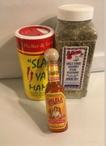 3 Items Slap Ya Mama Cajun & Uncle Chris Steak Seasoning & Cholula Hot Sauce - $30.86